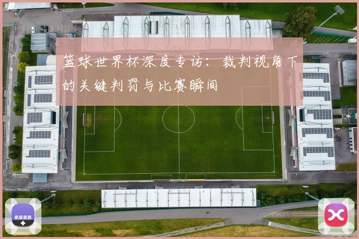 篮球世界杯深度专访：裁判视角下的关键判罚与比赛瞬间
